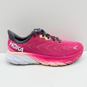 Hoka One One Arahi 6 Womens Size 8B Festival Fuchsia Rose Walking Shoes 1123195